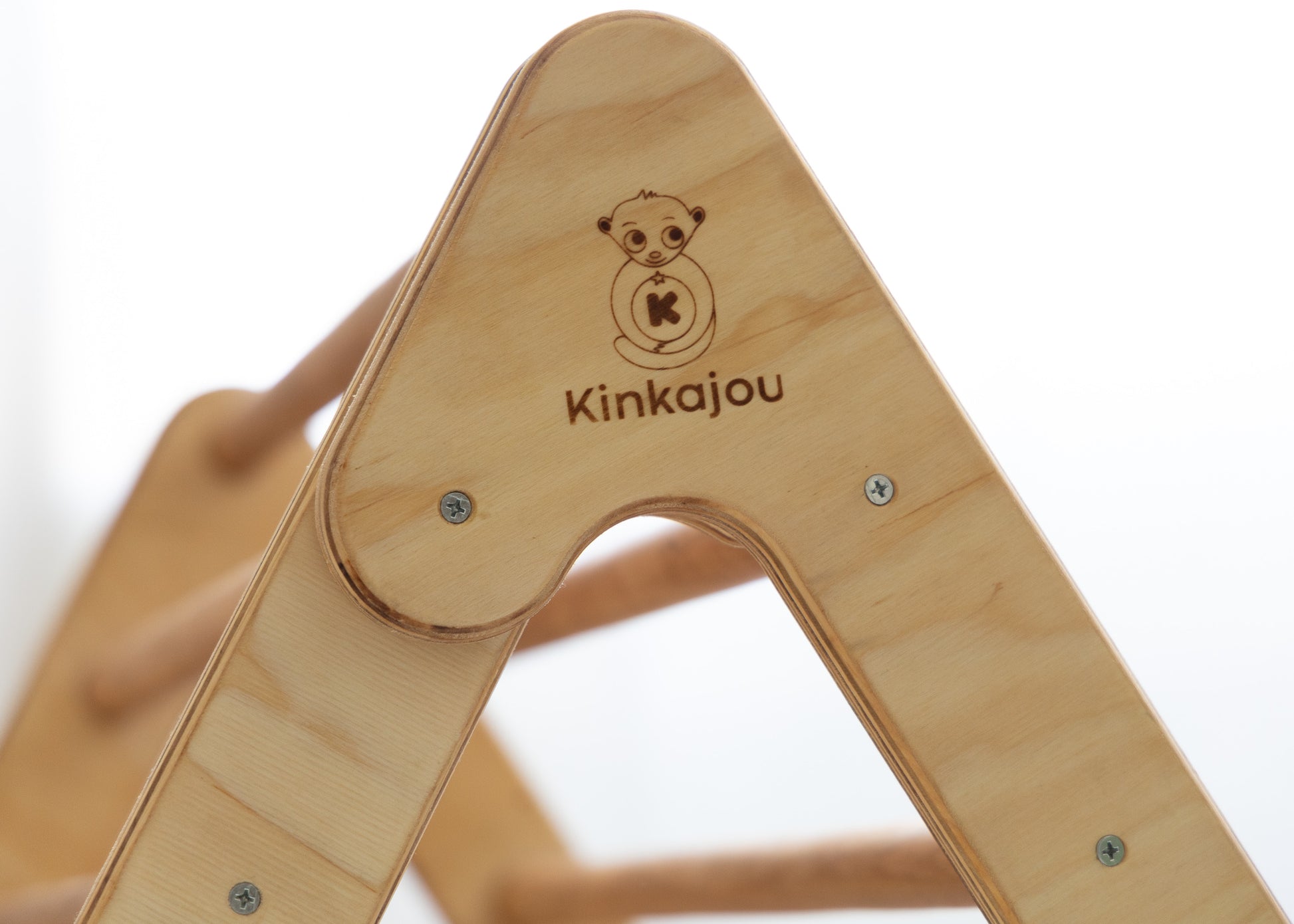 Safe wooden Pikler triangle with beeswax to be safe for kids