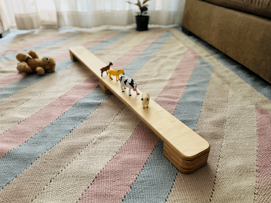 Help your kids balance and grow by playing on balance beams