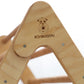 Safe wooden Pikler triangle with beeswax to be safe for kids